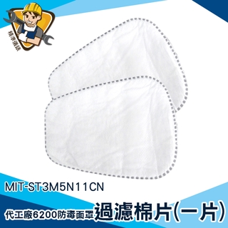 防毒氣體 過濾器 防護罩 濾棉 濾毒棉 防毒面罩隔護棉 半罩式 MIT-ST3M5N11CN 防毒氣體【精準儀錶】