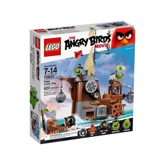 磚家 LEGO 樂高 75825 Angry Birds 憤怒鳥 豬豬海盜船 無盒 無書 無貼紙 缺旗幟 如圖3、4