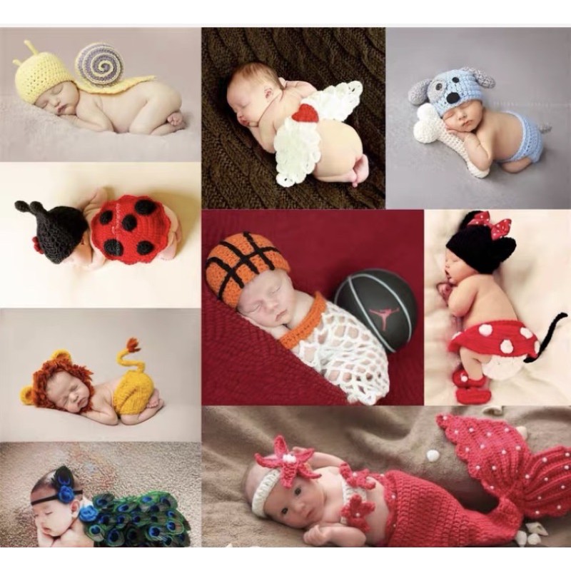新生嬰兒童攝影衣服寶寶百天滿月拍照服裝飾影樓照相造型道具出售