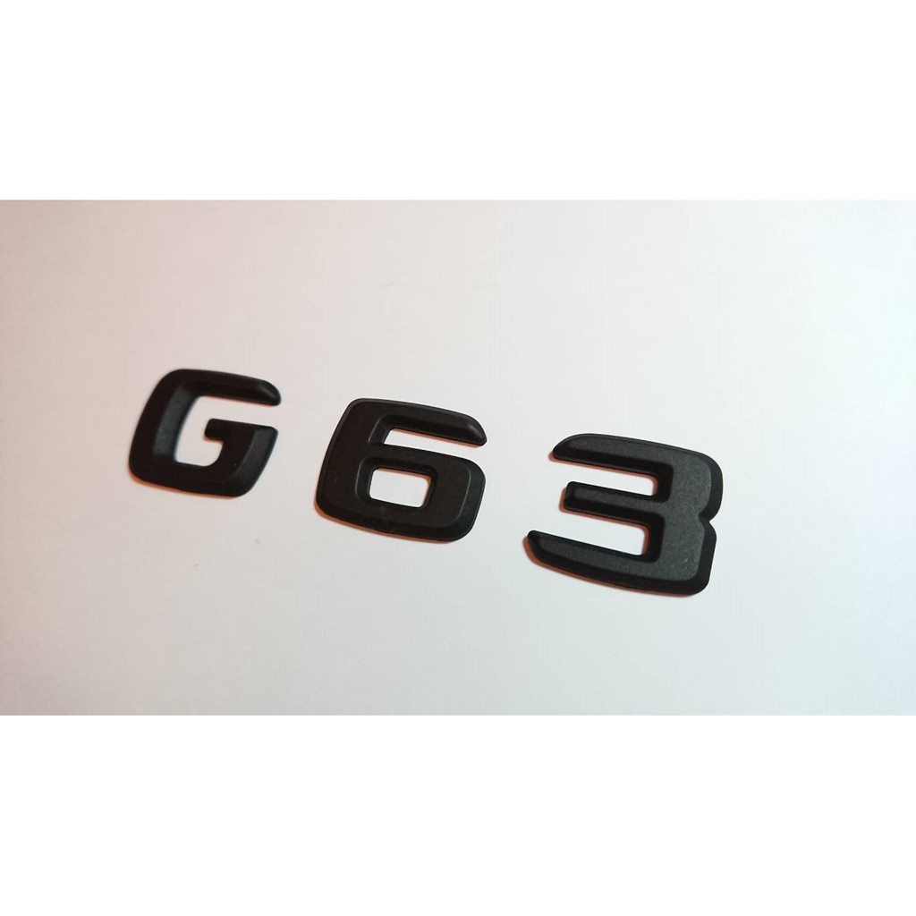 圓夢工廠 Benz 賓士 08~14 G class W463 G63 超質感 改裝消光黑 後車箱字貼 字標 同原廠