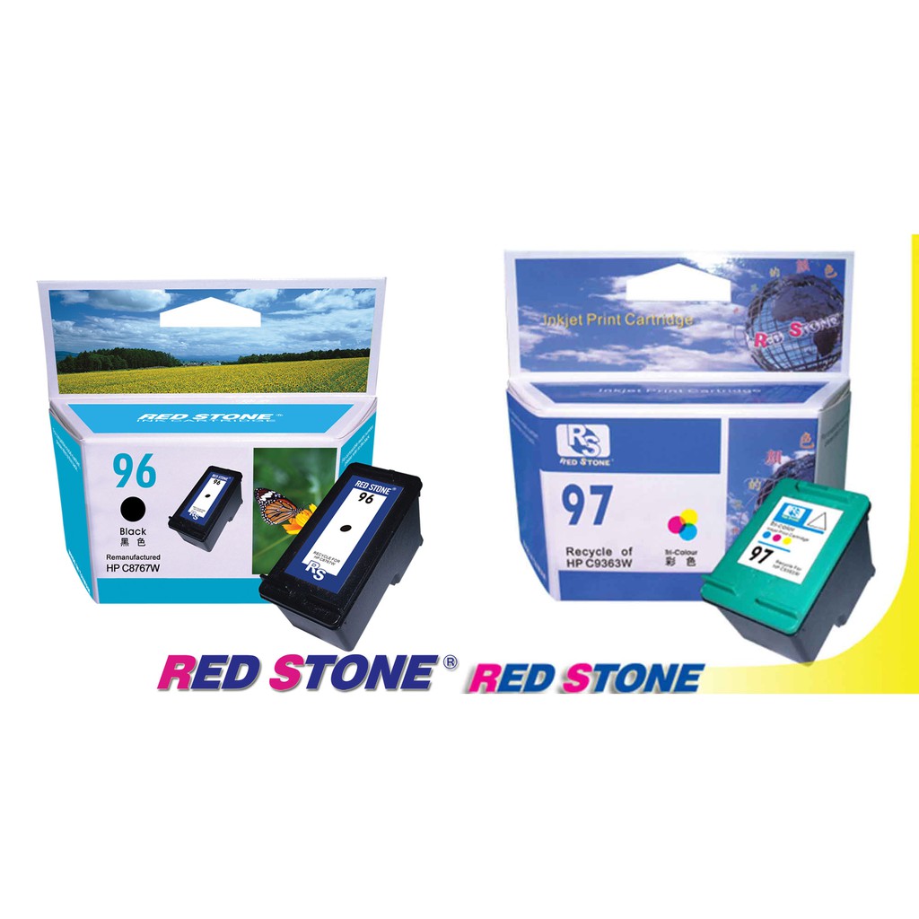 【當天出貨】RED STONE for HP NO.96/NO.97環保墨水匣