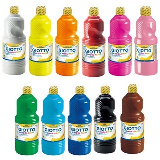 🦄️現貨🇮🇹義大利Giotto 可洗式兒童顏料 500ml 小手筆刷 刷具 顏料擠壓器