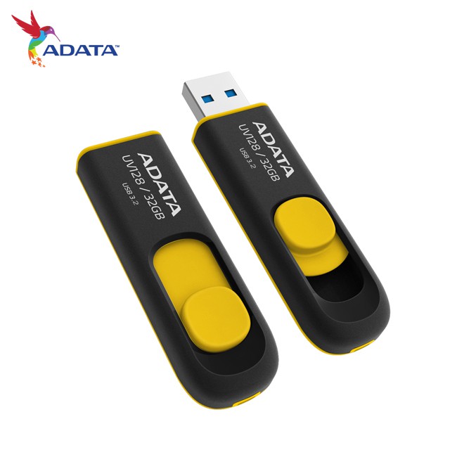 ADATA 威剛 UV128 32GB 64GB USB 3.2 黃色 高速 隨身碟 原廠公司貨 現貨 廠商直送