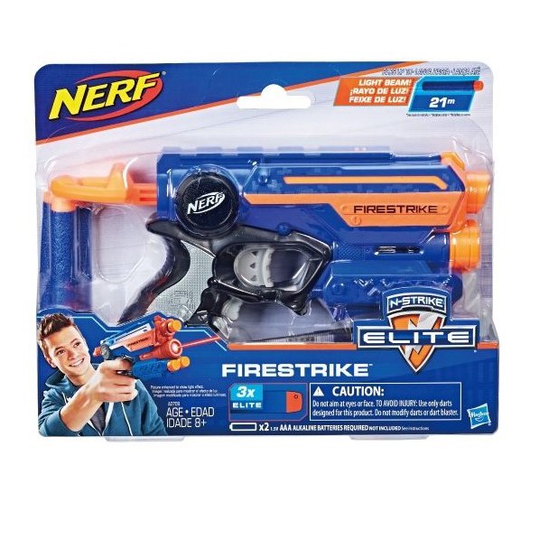 🌟NERF 菁英系列 藍色 夜襲者紅外線衝鋒 射擊器 Elite 附子彈 軟彈發射 兒童玩具 Firestrike