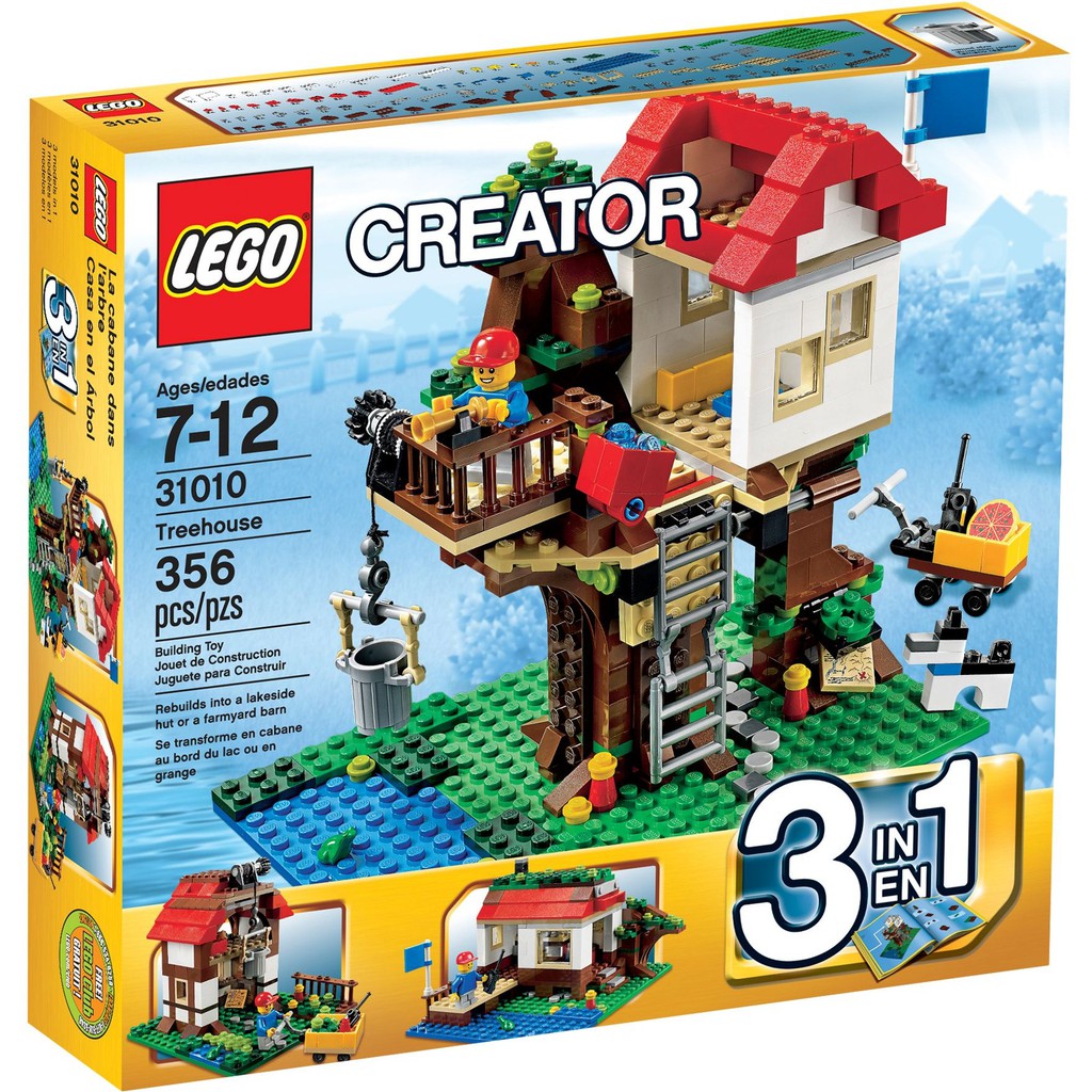 現貨 [正版] 絕版 樂高 LEGO 31010 樹屋 (全新未拆品) Treehouse CREATOR 三合一 盒組