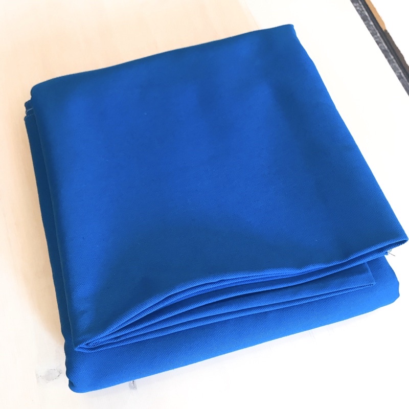 零碼布出清 寶藍色棉布 厚密實 居家佈置 窗簾布 桌布 手作布材料 只有一張