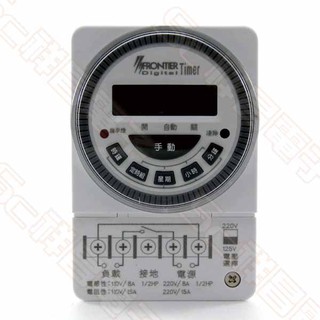 【祥昌電子】Frontier TM-6331 定時器 微電腦 數位定時器