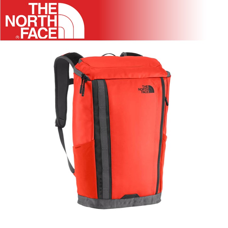 【The North Face 23.5L BC風格雙肩背包 《橘/墨灰》】C092/休閒/出國/旅遊/悠遊山水