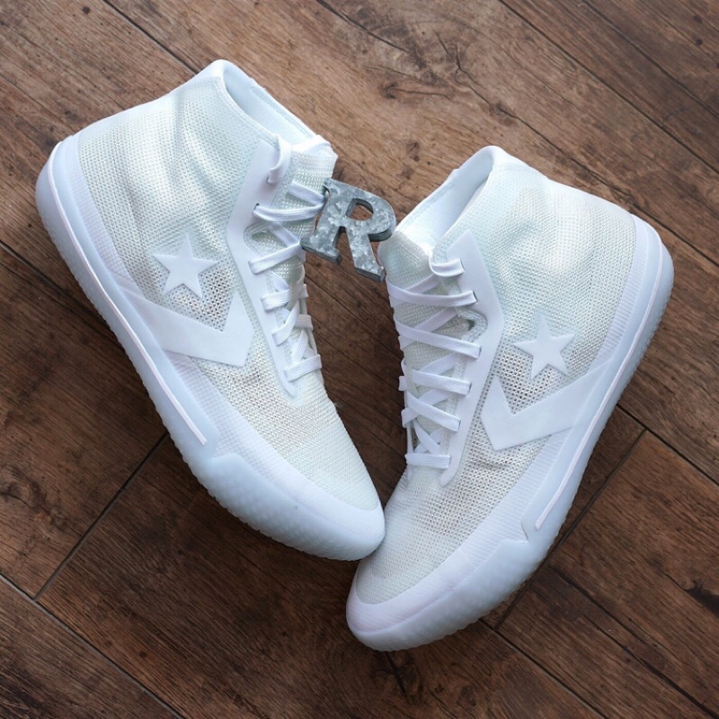 R'代購 Converse All Star Pro BB Triple White 白 籃球鞋 168132C