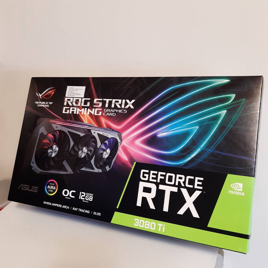 顯示卡空盒 華碩 ROG Strix RTX 3080 Ti