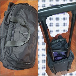 全新 Kawasaki 手提拉桿行李袋 兩用旅行袋 購物袋