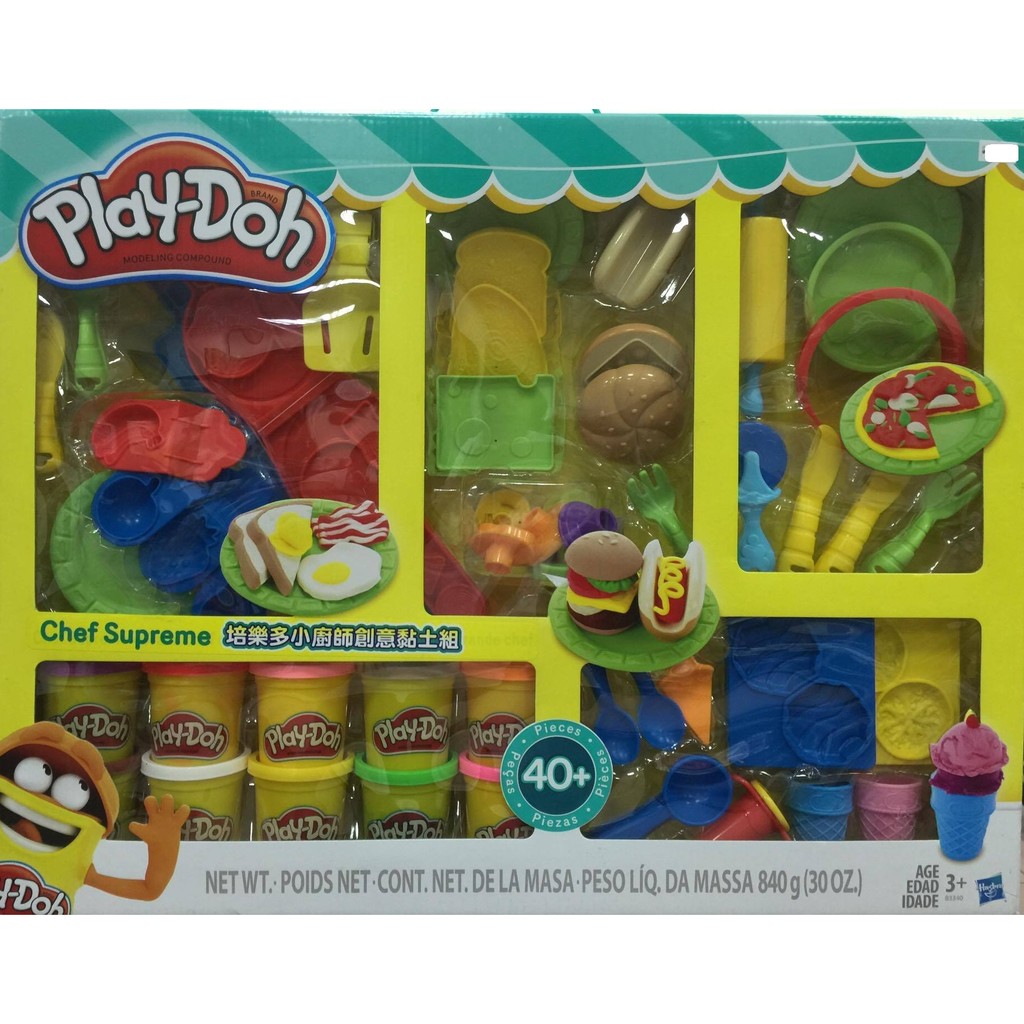 Play Doh 培樂多 小廚師創意黏土組-※因商品尺寸超過超商規定的尺寸,無法超商取貨付款！