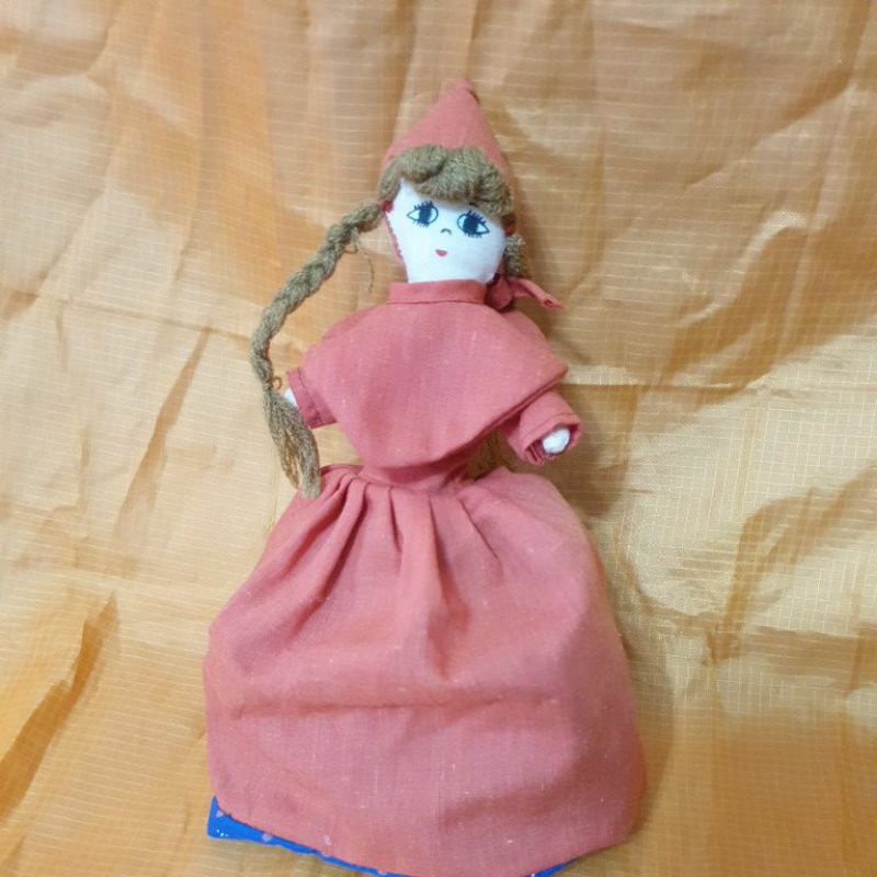 3-小紅帽 老奶奶 二合一玩偶 布偶 沒有大野狼 娃娃 獨特風格 寓言 童話故事