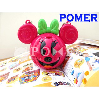 ☆POMER☆日本東京迪士尼樂園絕版正品 米妮 萬聖節 蝴蝶結 桃紅 南瓜 立體公仔 糖果罐 收納罐 糖果盒 吊飾 禮物