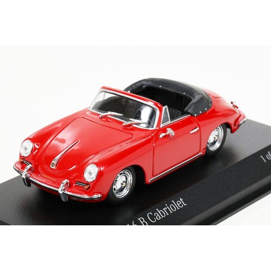 【秉田屋】現貨 Minichamps Porsche 保時捷 356 B 356B Cabriolet 紅 1/43