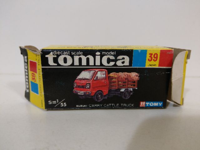 Tomy Tomica 39 載豬車空盒日本製盒舊 蝦皮購物