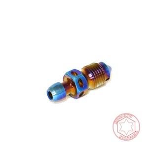 SOMOTO臺灣製 M10卡鉗洩氣螺絲｜白鐵/鍍燒鈦｜P1.0 P1.25 適用BREMBO洩油螺絲｜無橡膠套