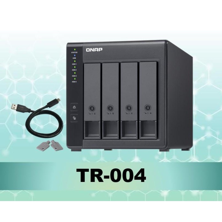 [現貨]QNAP 威聯通 TR-004 4-bay USB 3.2 Gen 1 RAID 磁碟陣列外接盒 (新竹可面交)