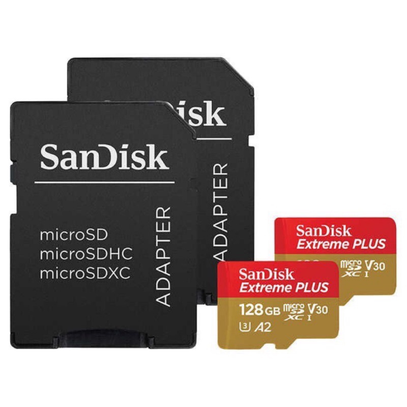 原廠正品SanDisk 128GB EXTREME PLUS SD V30 記憶卡128G SDXC | 蝦皮購物