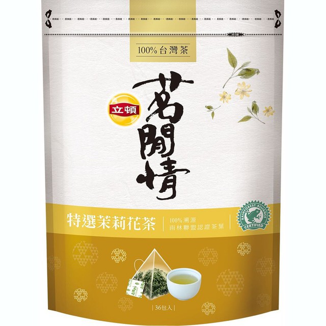 立頓 茗閒情 茉莉花茶 (2.8gX36包/袋) 三角立體茶包