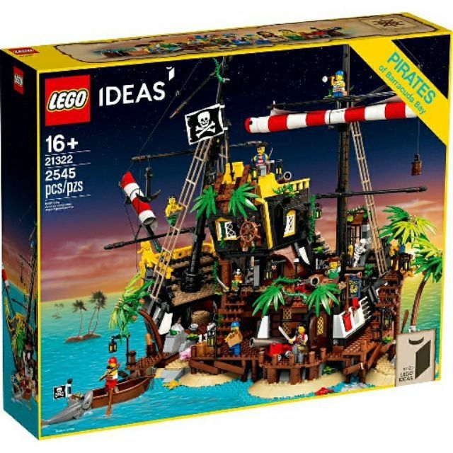 全新LEGO 21322 Ideas Pirates of Barracuda Bay 樂高 梭魚灣海盜 可搭31109