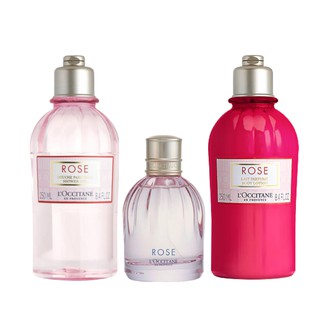 【現貨】L'Occitane 歐舒丹 玫瑰花園系列 沐浴膠250ml / 美體乳250ml / 淡香水50ml 附發票