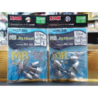 SAME 莎美 ​魚鉤 MR.BEE 蜜蜂先生 Jig Head MJ-60 鉛頭鉤 汲鉤頭 擊鉤頭 路亞 軟蟲