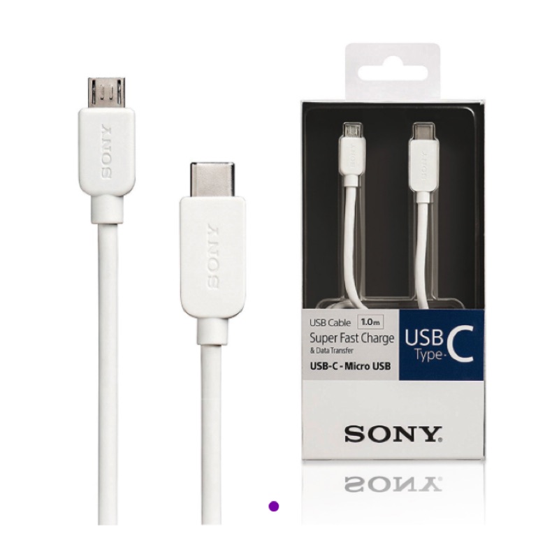 SONY Type-C轉MicroUSB 高速傳輸充電線 1M (CP-CB100)