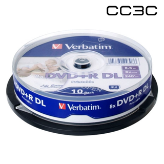 【CC3C】🔥快速出貨🔥威寶 8X DVD + R DL 8.5GB 桶裝 (10片)