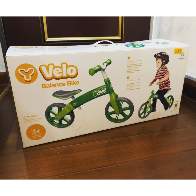 （免運送車架）Y Velo滑步車 平衡滑步車 基本款 / 綠色 / 二手九成新