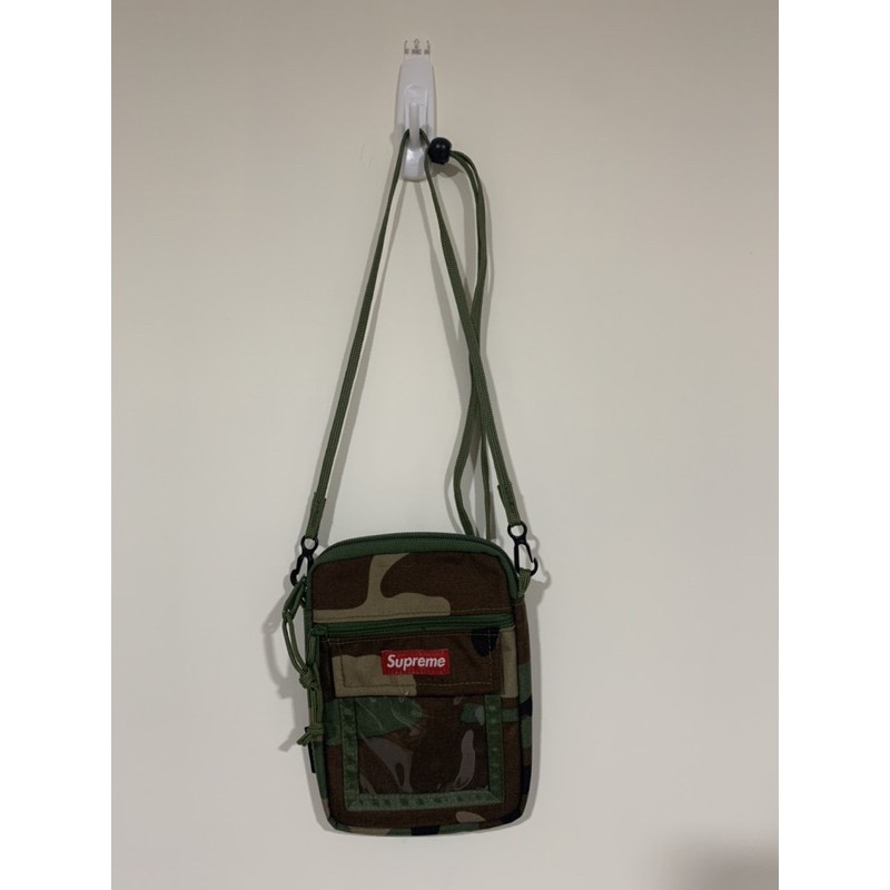 supreme卡包 迷彩 CODURA 證件小包 SS19 UTILITY POUNCH WOODLAND CAMO