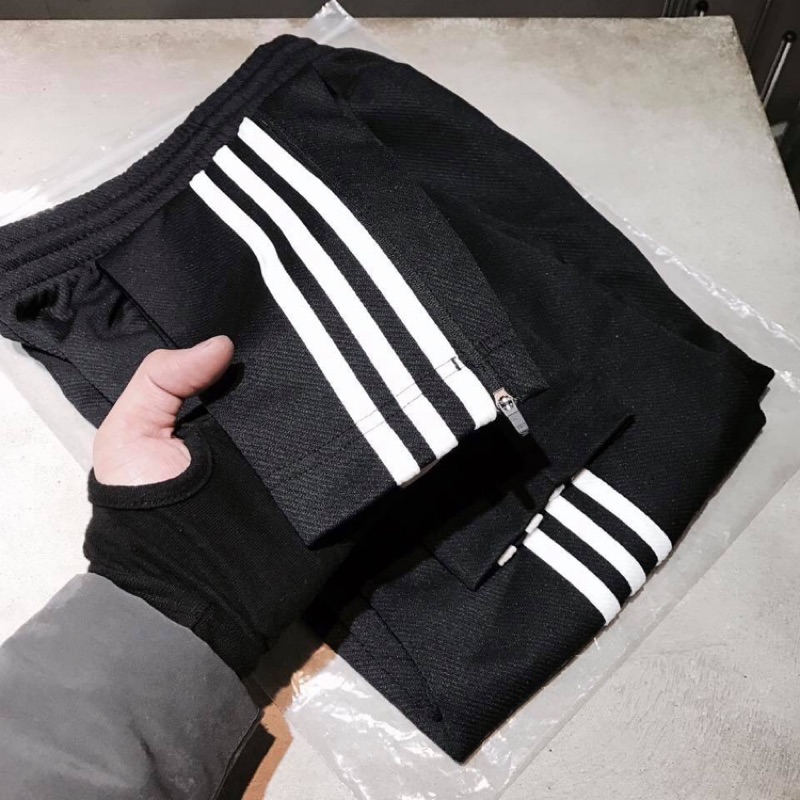 Adidas - BS4957 側拉鍊長褲/9.5成新