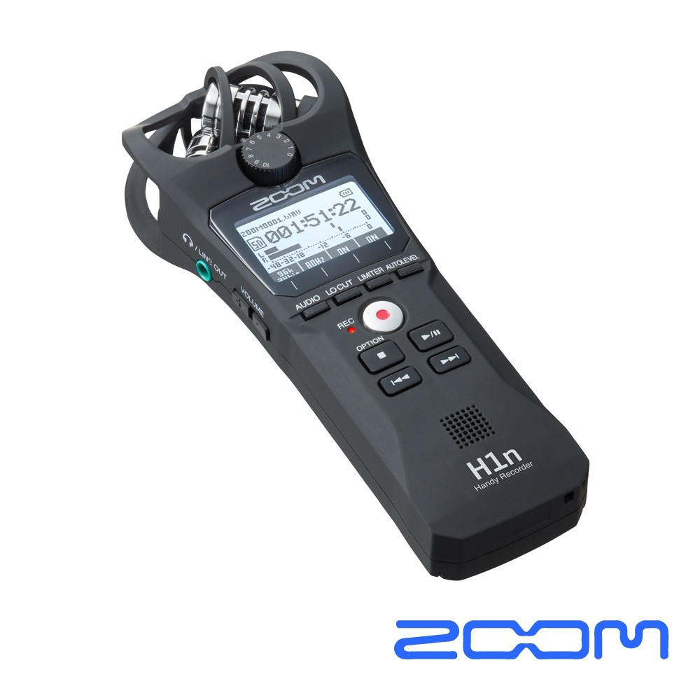 ZOOM H1n 進階升級版 專業錄音筆 黑色【DK3C】