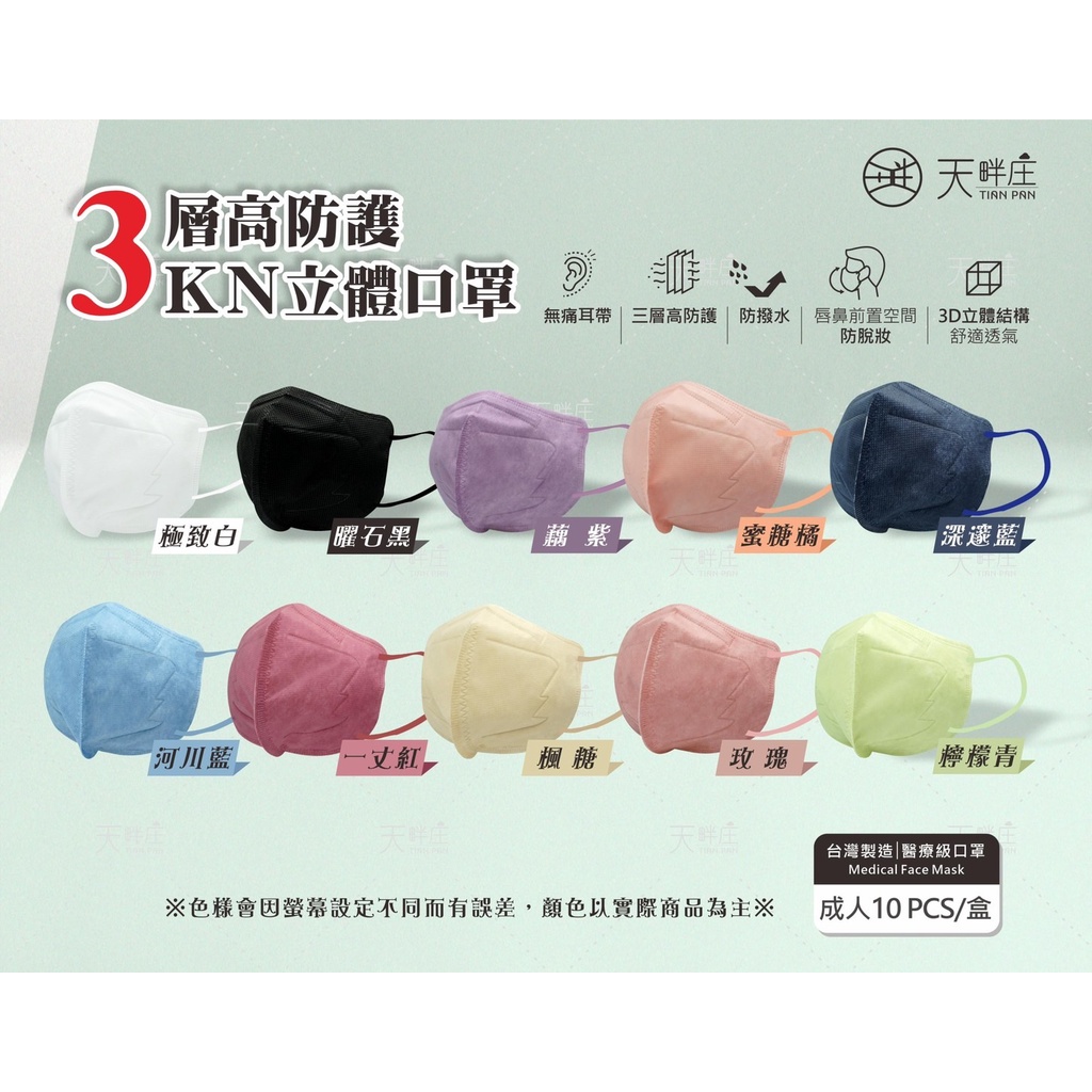 【病毒過濾率99.9%】聚泰 3D 成人C型立體 醫療口罩/3層高防護 / 台灣製造