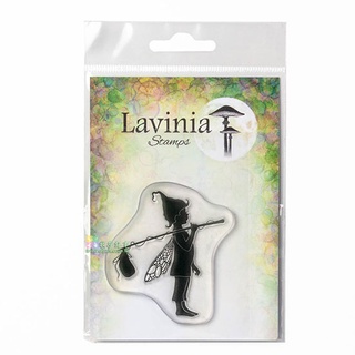 『牧莎記事』水晶印章 透明印章 Lavinia 剪影透明印章 仙女 仙子 精靈童話-釣魚去-英國進口-LV-LAV702