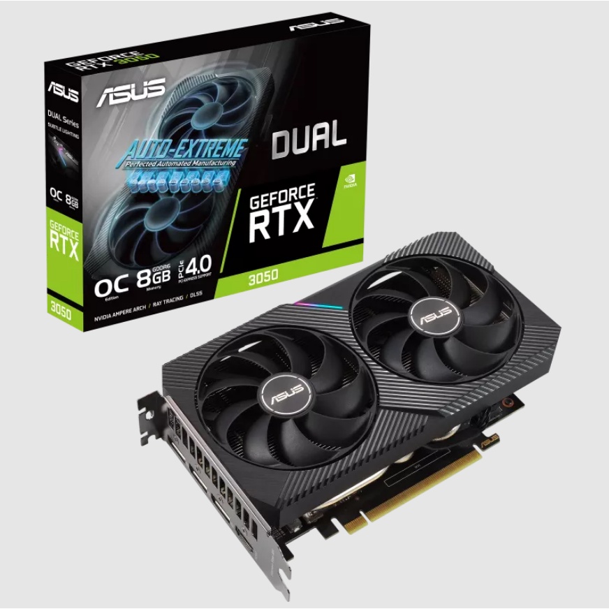 ASUS Dual GeForce RTX™ 3050 OC超頻版8GB GDDR6 (搭機有優惠)