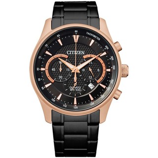 CITIZEN 星辰Chronograph 黑玫瑰金 AN8196-55E【Watch On-line Store】