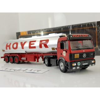 【模型車藝】1/43 IXO 賓士Mercedes-Benz SK 1844 Tanker 1994卡車頭+油罐車組