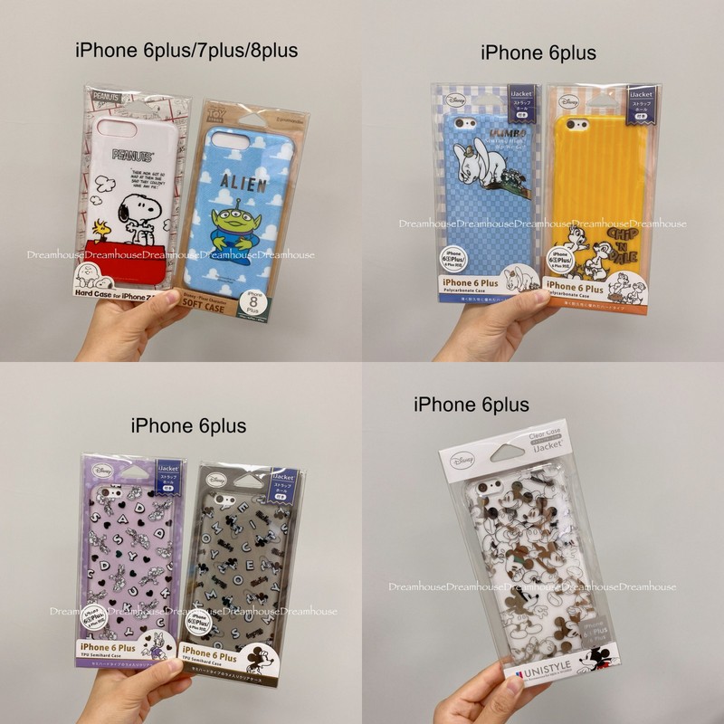 日本帶回 米奇 黛西 小飛象 奇奇蒂蒂 史努比 三眼怪 iphone 6plus 7plus 8plus 手機殼