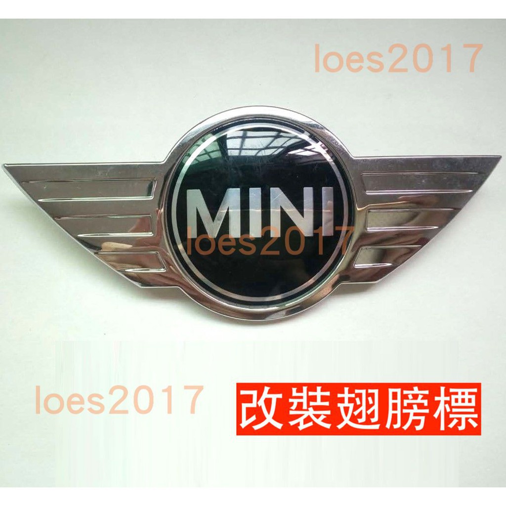 MINI COOPER 翅膀 貼標 前標 後標 車標 JCW F54 F55 F56 R55 R56 R60 F60 | 蝦皮購物