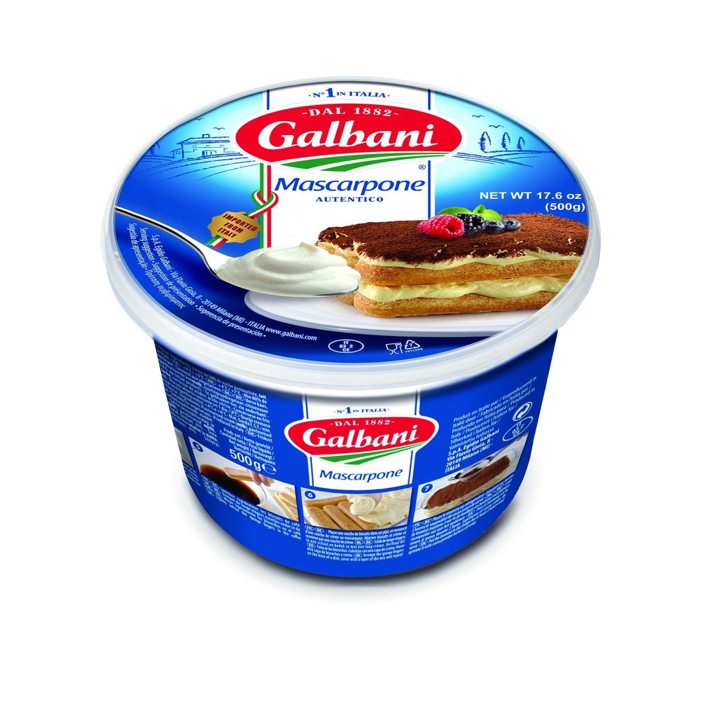 GALBANI 瑪斯卡邦乳酪 MASCARPONE CHEESE 500G 低溫冷藏品 提拉米蘇 ◆翊澄◆附發票◆