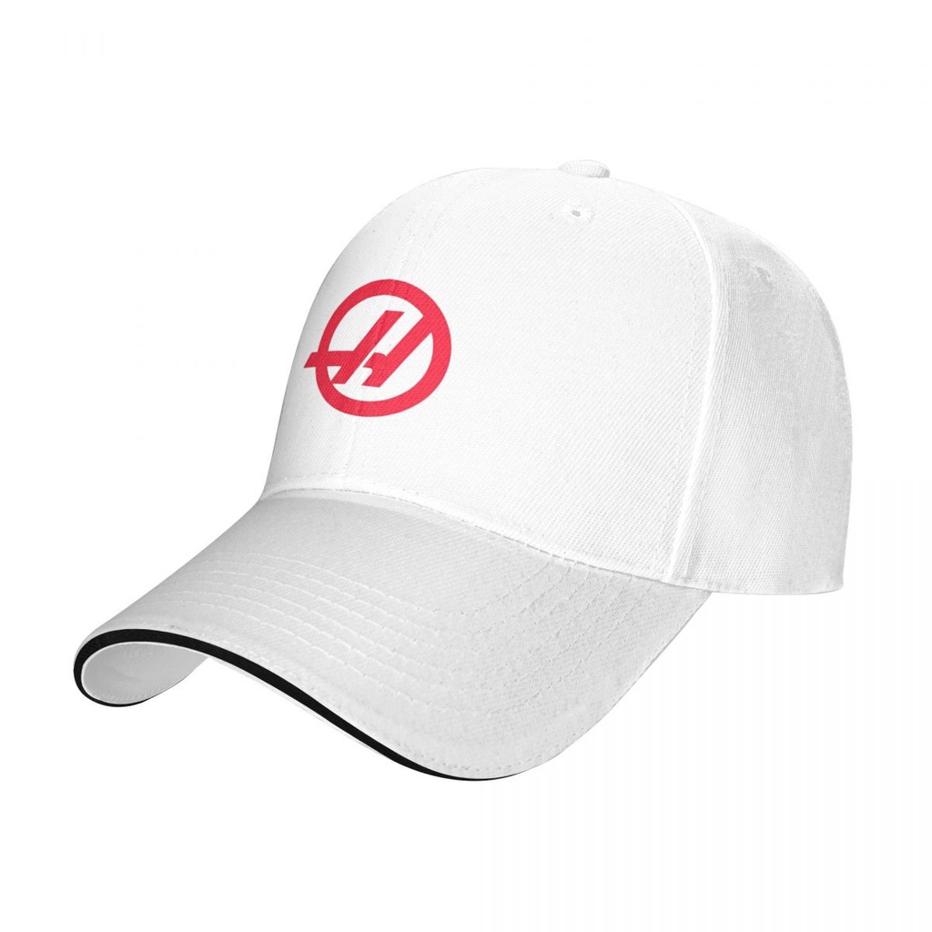 Haas F1 Team 標誌棒球男式女式滌綸帽子男女通用高爾夫跑步太陽帽 Snapback 可調節