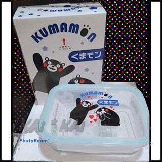 kumamon 熊本熊 密扣式玻璃保鮮盒(長方950ml) 🈵️200才有出貨🙇🏻‍♀️