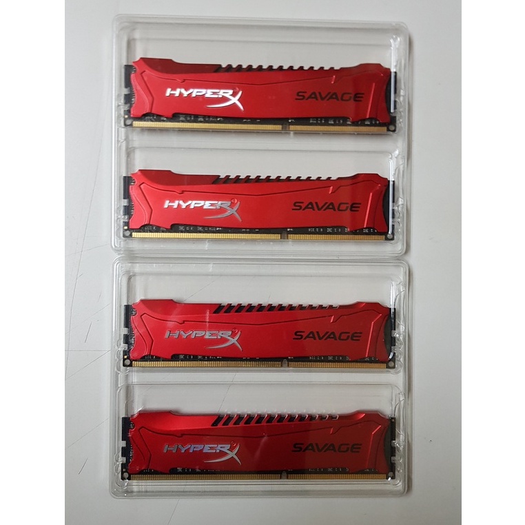 金士頓 Kingston HyperX SAVAGE DDR3 2400(1866) 8Gx4 32G 超頻記憶體 終保