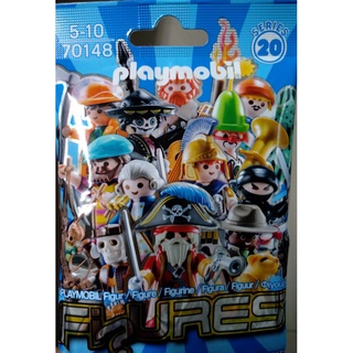 PLAYMOBIL 70148 摩比 20代 抽抽樂人偶包 大全套(含墨西哥亡靈 街頭操偶師 小丑 骷髏)全新拆封確認