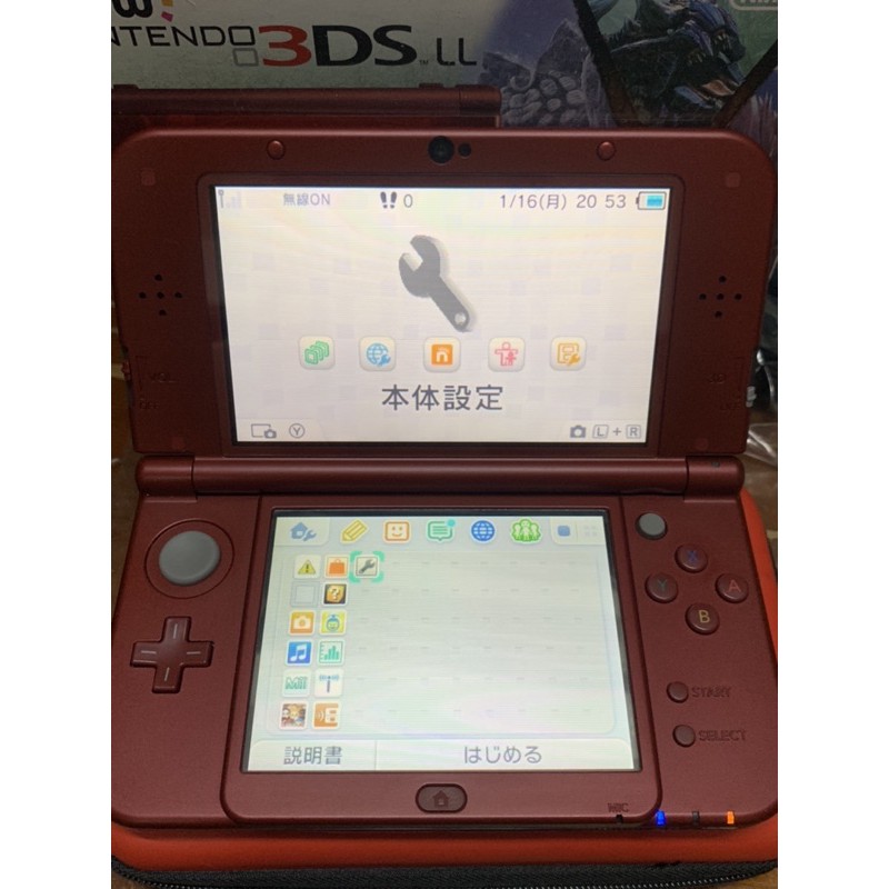 任天堂nintendo New 3ds Ll N3dsll 魔物獵人x 主機特仕機同捆機限定版 蝦皮購物