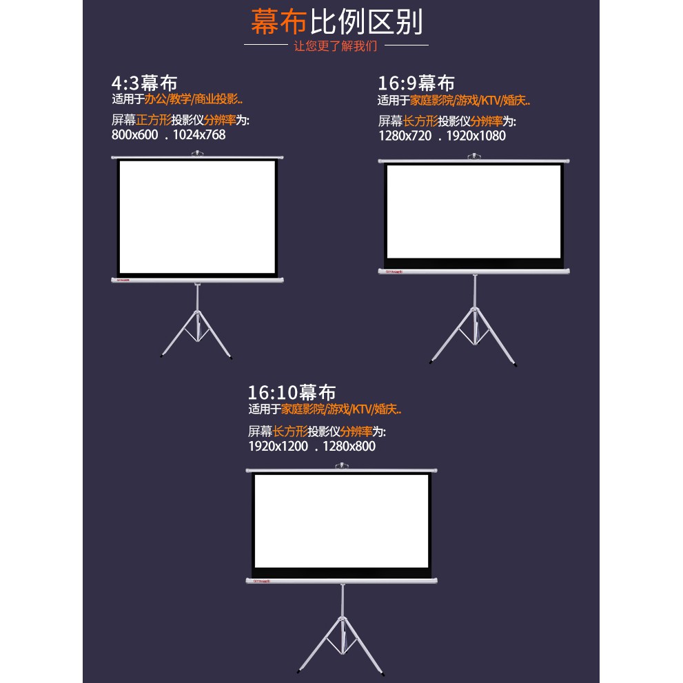 免運費投影幕布支架幕布移動幕布72寸84寸100寸1寸投影機幕布家用投影儀屏幕布支架落地便攜幕高清投影機幕 蝦皮購物