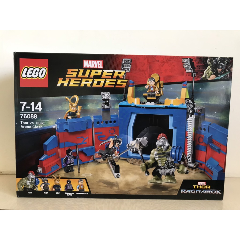 (澳洲免運) LEGO 樂高 76088 復仇者系列 索爾與浩克:競技場衝突  SUPER HEROES