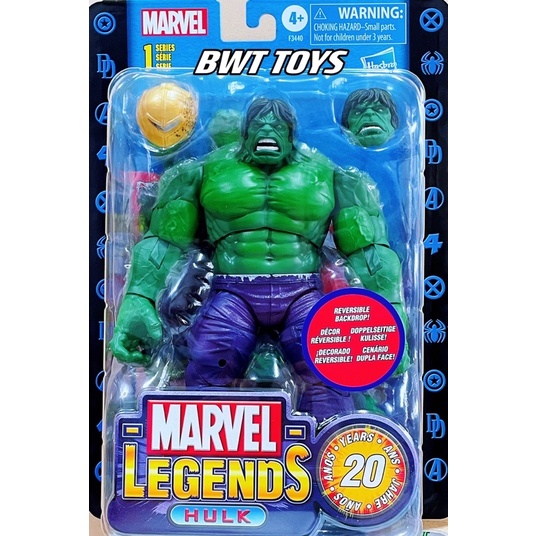 【BWT】Marvel Legends 漫威 ML-20週年紀念版 6吋人物-浩克 全新現貨