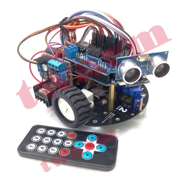 ✨*Arduino Robot 自走車專題  行動機器人(附程式/教學)五合一功能